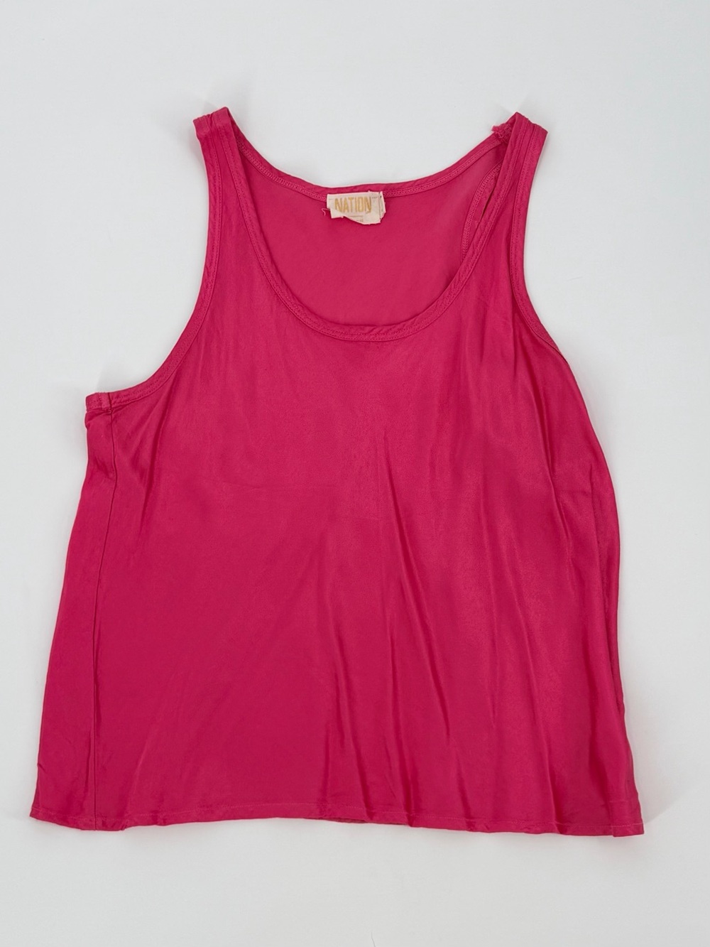Nation LTD Hot Pink Scoop Tank Top